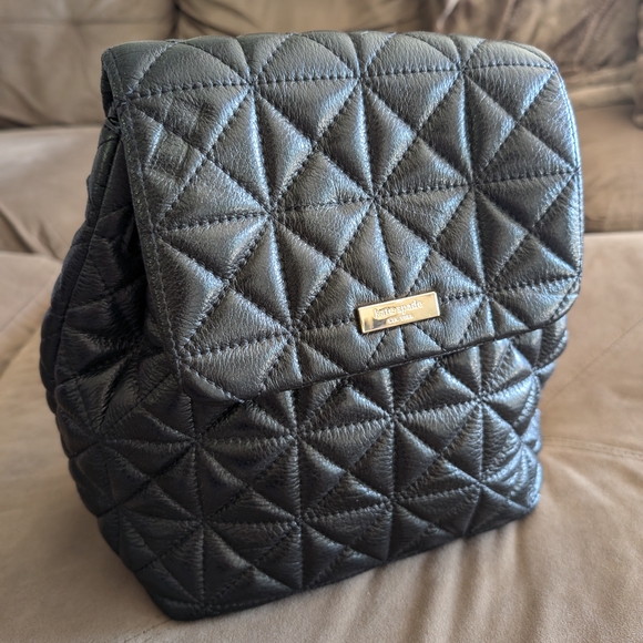 Kate Spade Black Quilted Backpack main image 5